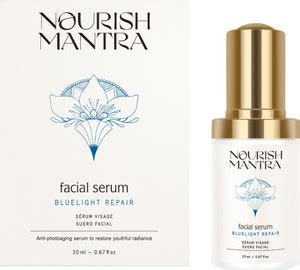 Nourish Mantra Bluelight Face Serum For Anit-Aging & Collagen Boosting ...