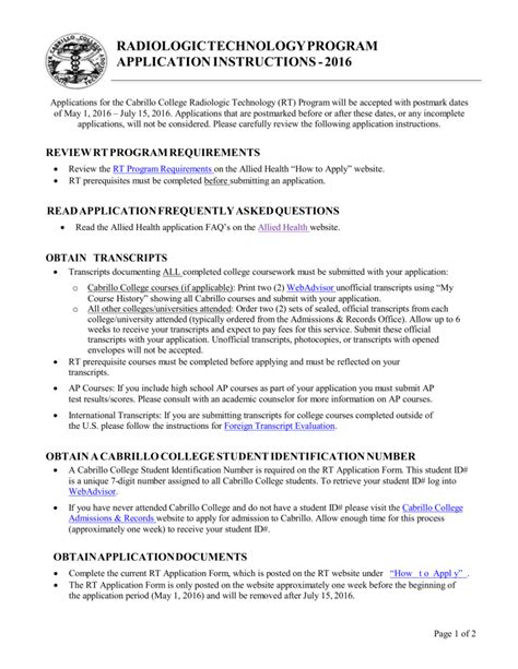 Image result for Radiologic Technology Sample Affiliation Program