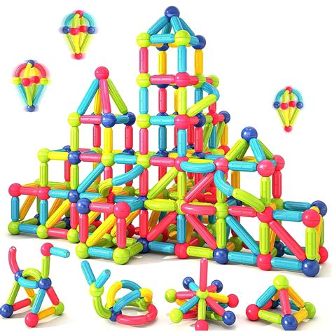 VGRASSP Magnetic Sticks Building Blocks Set for Kids - Creative STEM ...