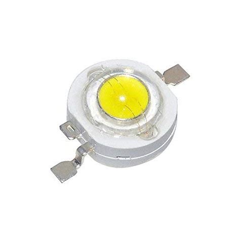 Buy zyme 1W Led White Emitting Diode Chip Bulb Light, White, Pack of 50 ...
