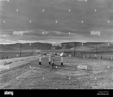 SCENE OF JAMES DEAN CRASH SCENE OF JAMES DEAN'S CAR CRASH (1955 Stock ...