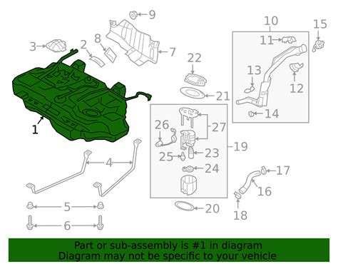 2019-2024 Mazda 3 Fuel Tank BDTS-42-110F | Mazda Parts Deals