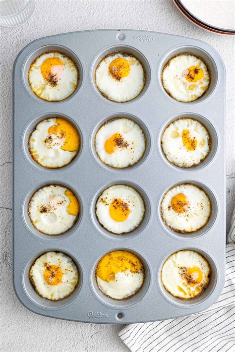 Muffin Tin Eggs | Baked Bree