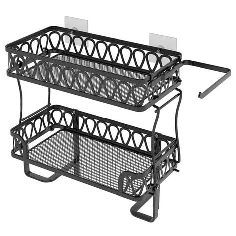 Amucolo Stacking Shower Caddy Shelf Toilet Rack 2-Layer Bathroom ...