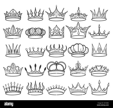 Queen Elizabeth Crown Drawing