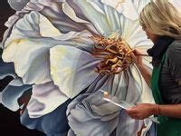 17 Jenny fusca paintings ideas | flower art, flower painting, floral ...