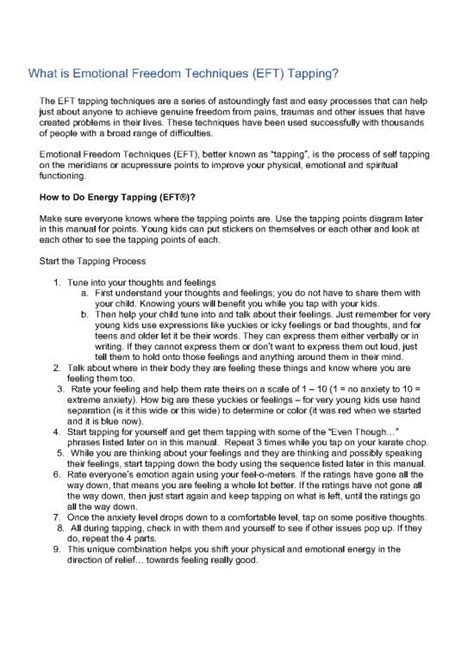 Image result for Tapping EFT Simple