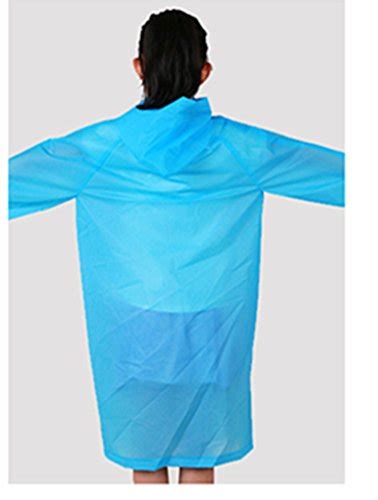 Taiduosheng Age 6~12 Kids Hooded Jacket Rain Raincoat Cover Long ...