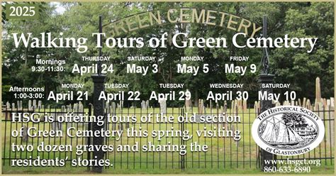 Walking Tour of Green Cemetery-Historical Society of Glastonbury, 1944 ...