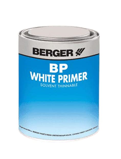 Berger BP White Primer Solvent Thinnable Pack of 3 : Amazon.in: Home ...