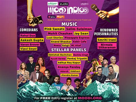 IIT Bombay's Mood Indigo reveals spectacular line up for the biggest ...
