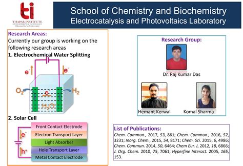 School of Chemistry & Biochemistry - Thapar Institute of Engineering ...