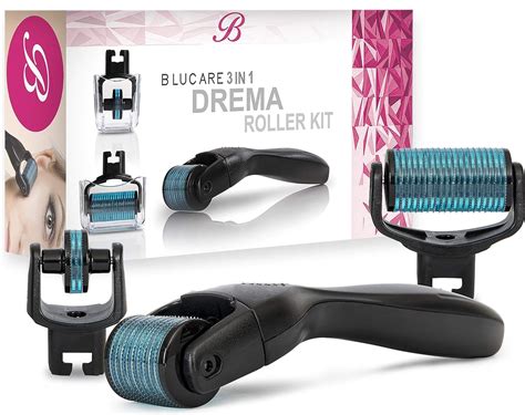 Blucare Sdara Skincare Derma Roller Cosmetic 540 Titanium Micro ...