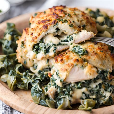 Spinach Artichoke Stuffed Chicken Recipe | Cheff Recipes