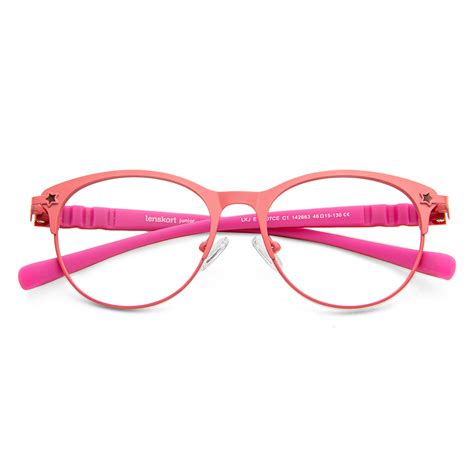 Buy Blue-Block Kids Computer Glasses: Pink Maroon Full Rim Cat Eye Kids ...
