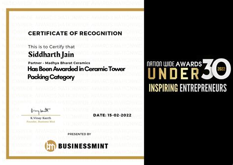 Certificates - Madhya Bharat Ceramics