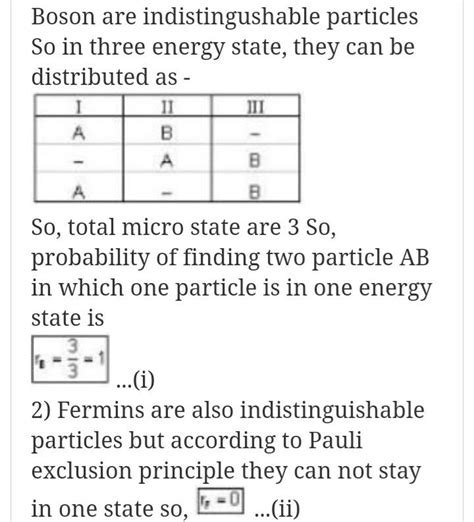 Two identical particles have to be distributed among three energy ...
