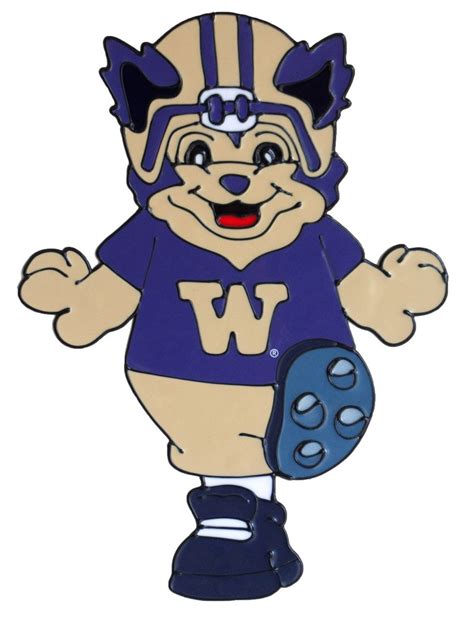 Buy Washington Huskies Mascot Window Cling Online at Low Prices in ...