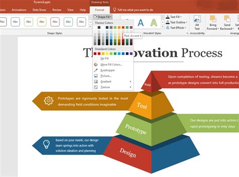 Image result for 3D Pyramid Shape PowerPoint