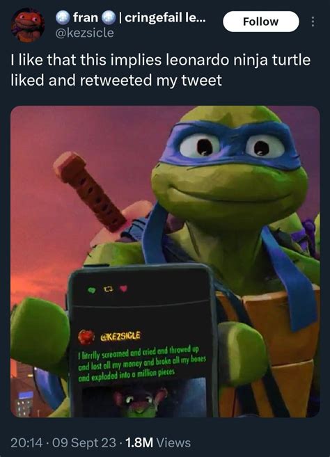 chat is this real | Ninja turtles funny, Silly memes, Tmnt