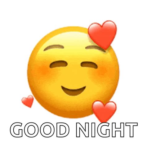 15+ Good Night Emoji GIFs That Capture the Cutest and Most Expressive ...