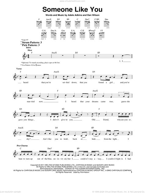Guitar Chords Adele Someone Send My Love (To Your New Lover)"