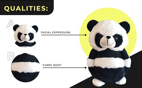 Buy Webby Soft Animal Plush Standing Panda Soft Toy | Teddy for Kids ...