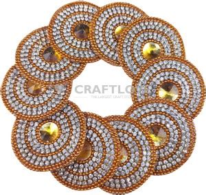CRAFTLOVE Big Patches Rhinestone Patch Applique Decorative Patch 10 ...