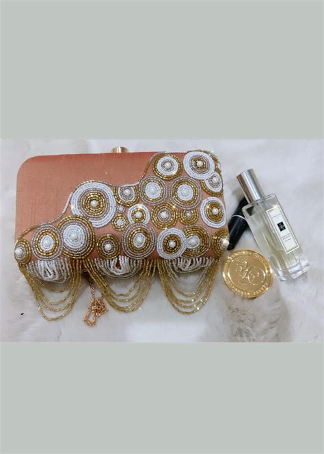 Get Triad Circles Embroidered Clutch at ₹ 5500 | LBB Shop