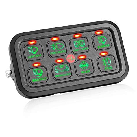 Buy 8 Switch Panel, Teochew-LED Universal Switch Panel with Circuit ...