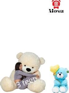 MOSU CREAM 3 FEET WITH BLUE BALLOON - 90 cm - CREAM 3 FEET WITH BLUE ...