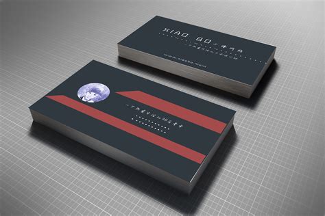 个人优雅名片设计图样机模板 Elegant Business Card Mockup-变色鱼