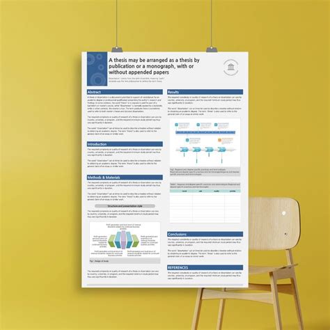 A0 Academic Poster Template / Scientific Poster Template / MS ...