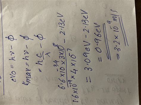 A photon of wavelength 4 x 10-7 m strikes a metalsurface. Work function ...