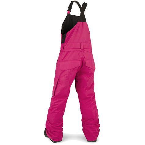 Volcom Barkley Bib Overall Magenta | Fun Sport Vision