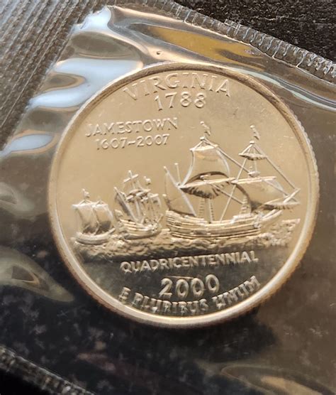 2000-D Virginia State Quarter - BU In Original Mint Cello - For Sale ...