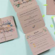 Trifold Wedding Invitations by Floral Tri Fold Wedding Invitation By Paper And Inc Trifold Wedding Invitations
