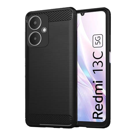 Pikkme Redmi 13c 5G Back Cover |Hybrid Shock Proof | Matte Soft Silicon ...