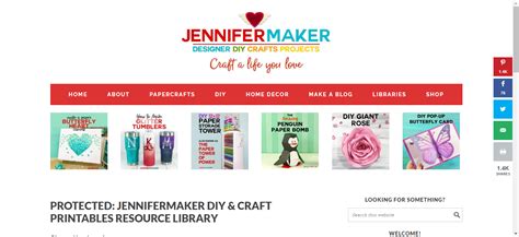 Jennifer Maker Craft Library | mayjustingati