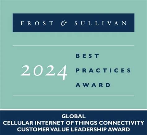 1NCE Awarded Frost & Sullivan's 2024 Global Customer Value Leadership ...
