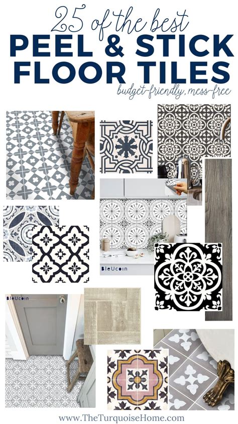 The Best Peel and Stick Floor Tile Ideas - The Turquoise Home