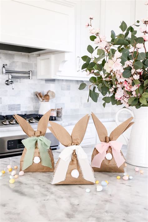 DIY Bunny Paper Bags - Domestically Blissful