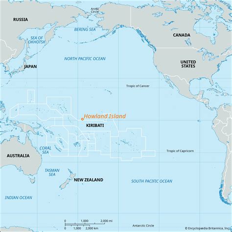 Baker Island Pacific Ocean