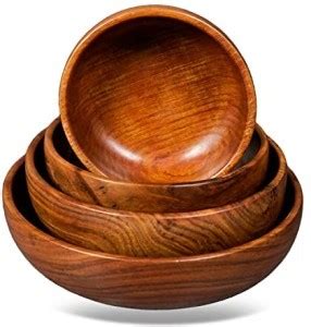 ADA Handicraft Wooden Serving Bowl Sheesham Pakka Wood Serving Bowl ...