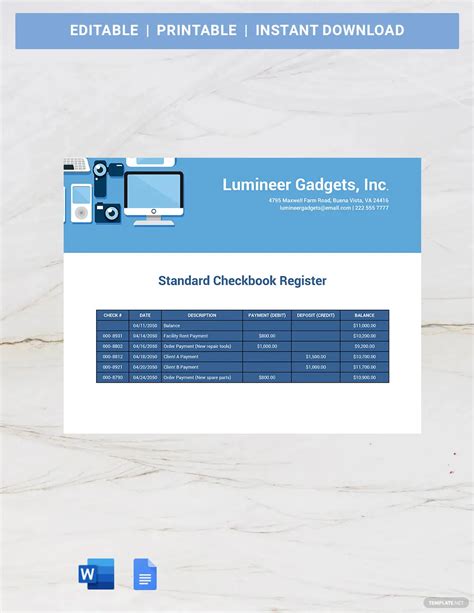 Checkbook Register Definition Simple at Michael Berryhill blog