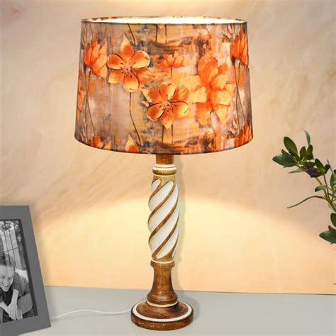 Buy HOMESAKE Wooden Table Lamp from Homesake at just INR 4600.0