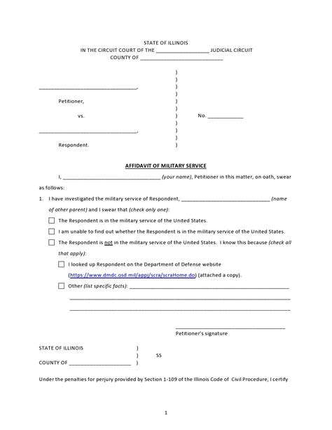 30 Army Sworn Statements (DA Form 2823) - TemplateArchive