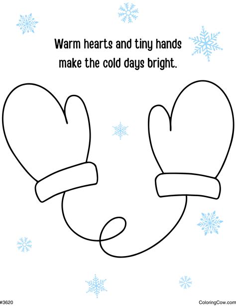 Winter Handprint Craft