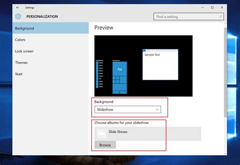 Image result for Background Slideshow for Windows 10