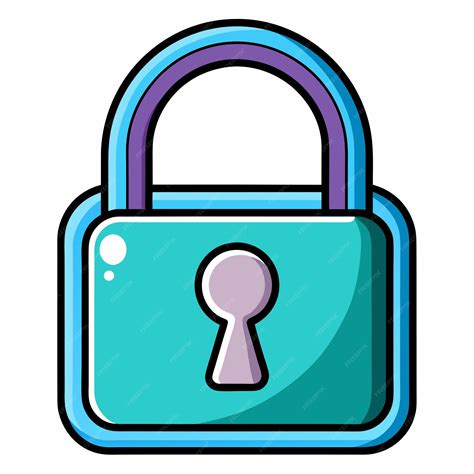 Image result for Lock Computer Cartoon